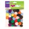 Creativity Street Pom Pons, Bright Hues, 1in, 50 Count, PK12 PAC8113-01 - alternate 2